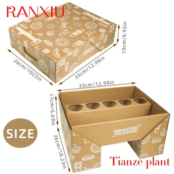 Изготовленная на заказ коробка для выпаса любимого шоколада party flip box бумажного цвета Holidaypac, коробка для упаковки блюд для общественного питания с partiti