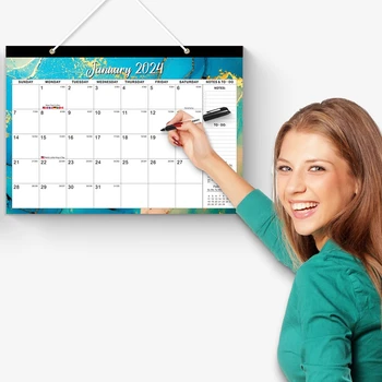 Календарь на 2024 год, каракули, подвесной настенный календарь, настольный календарь 16,9X12 дюймов, простая установка, простота в использовании Календарь на 2024 год, каракули, подвесной настенный календарь, настольный календарь 16,9X12 дюймов, простая установка, простота в использовании 2