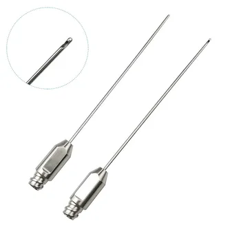 Канюля для липосакции с одним отверстием для трансплантации жира иглой luer lock с игольчатым аспиратором для переноса жира в косметологии
