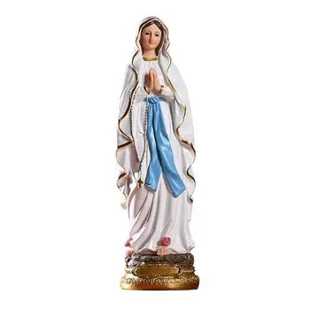 Католическая пластиковая статуя Марии, Мадонна Статуя Девы Марии ручной работы,
