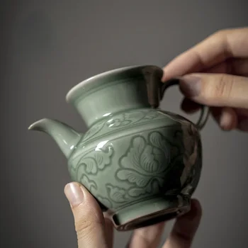 Китайская Керамическая Чашка для Заварки Чая для Чайной Кружки С Заваркой и Крышкой Набор Чайной Посуды Пакет Контейнер Ситечки Для Заварки Кухня Столовая