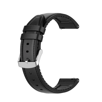 Кожаный ремешок для часов Huawei Watch GT2 Pro, браслет 22 мм, браслет для Huawei WATCH Gt 2 Pro, черный