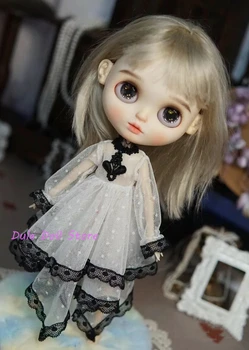 Кукольная одежда Dula Платье с нерегулярной сетчатой юбкой Blythe Qbaby ob24 ob22 Azone Licca ICY JerryB 1/6 Bjd Кукла