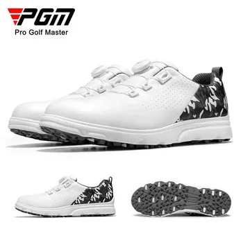 Летняя обувь модуля PGM Гольф обувь мужские ботинки анти-скольжения ручка шнурок камуфляж водонепроницаемые мужские 