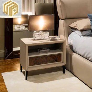 Мебель в итальянском стиле, легкая, роскошная, простая мебель во всей комнате, в главной спальне, высококачественная прикроватная тумбочка