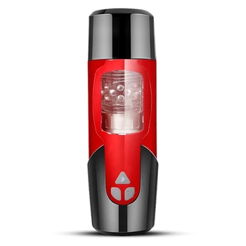 Мужской Мастурбатор с вращающейся чашкой Телескопическая Интеллектуальная Голосовая Электрическая USB Перезаряжаемая Секс-игрушка для мастурбации для взрослых Мужчин