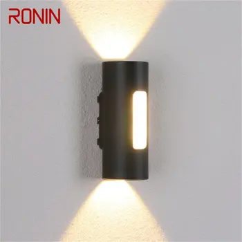Наружный настенный светильник RONIN, светодиодные бра для патио, Водонепроницаемые Креативные украшения для крыльца, лестницы, сада