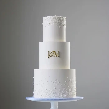 Персонализированный начальный шарм для торта | Индивидуальные украшения для торта Mr & Mrs, украшение для свадебного торта, декор для вечеринки на годовщину