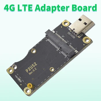 Плата разработки Модуля 4G LTE Промышленный Мини-Адаптер PCIe-USB с Разъемом для SIM-карты с Разъемом для Беспроводного Модуля WWAN/LTE 3G/4G