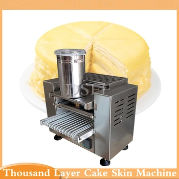 Полноавтоматическая Коммерческая машина для производства торта в тысячу слоев Mini Mango Durian Spring Rolls Skin Cake Forming Machine