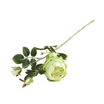 Популярная имитация Цветка, не увядающего, устойчивый к ультрафиолетовому излучению Искусственный цветок, Романтическая Красивая ветка розы из искусственного шелка