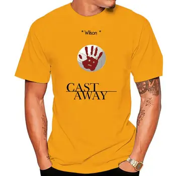 Постер фильма Cast Away V3 Футболка Tom Hanks Dtg Белая, все размеры S-3Xl, новая классная футболка