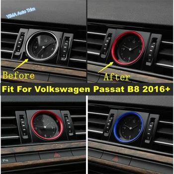 Приборная панель автомобиля, кондиционер, вентиляционное отверстие/Центральная отделка крышки часов, подходит для Volkswagen Passat B8 2016 - 2019 Аксессуары