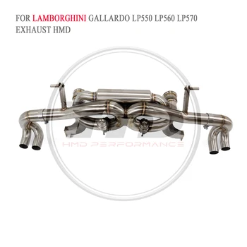 Производительность выхлопной системы HMD Catback для гоночных труб Lamborghini Gallardo LP550 560 570