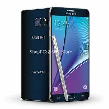 Разблокированный смартфон Samsung Galaxy Note 5, 32 ГБ, N920A, N920T, N920V, N920P, Оригинал