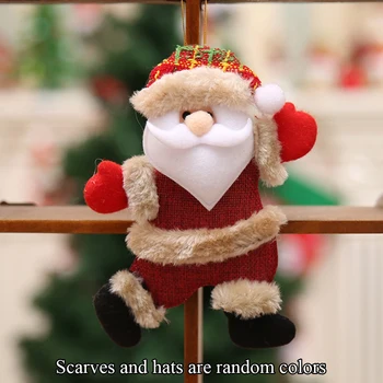 Рождественские украшения Танцующий Санта, Лось, Медведь, Рождественская елка, Подвесные игрушки, Снеговик, Веселый Рождественский декор для дома, Милые Рождественские подарки для детей