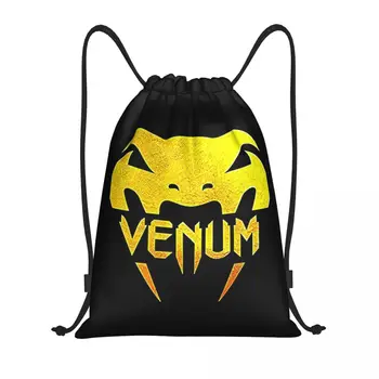 Рюкзак Venums для фитнеса на шнурке, женский мужской рюкзак для спортзала, складная сумка для боевых видов спорта, сумка для покупок.