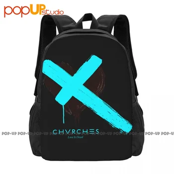 Рюкзак с логотипом альбома Love Is Dead 2021 Chvrches Большой емкости, новейшая индивидуальная школьная спортивная сумка в мягкой обложке