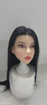 Секс-продукт силиконовая головка куклы с настоящим ротовым отверстием для мужчин