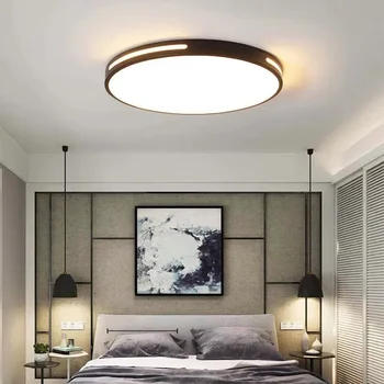 Современный Светодиодный потолочный светильник для домашнего декора 60 Вт 90 Вт Nordic Гостиная Спальня Прикроватный Потолочный светильник