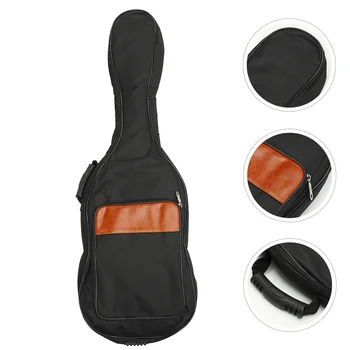 Сумка для басов, практичная сумка для хранения гитары, утолщенный холщовый гитарный рюкзак Сумка для басов, практичная сумка для хранения гитары, утолщенный холщовый гитарный рюкзак 0