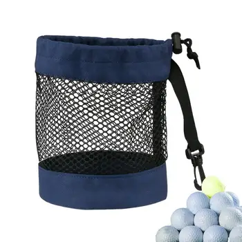 Сумка для гольфа, сумка для мяча для гольфа, нейлоновые тройники для гольфа, сумка-органайзер, нейлоновая сумка со шнурком, большая емкость, портативное хранение Сумка для гольфа, сумка для мяча для гольфа, нейлоновые тройники для гольфа, сумка-органайзер, нейлоновая сумка со шнурком, большая емкость, портативное хранение 0