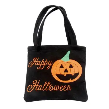 Сумка для конфет на Хэллоуин, детская сумка для сладостей, тыквенный паук, сумка-тоут на Хэллоуин с ручкой, сумка для подарков, сувениры для вечеринок