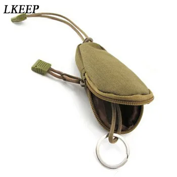 Унисекс Мини-кошельки для ключей, водонепроницаемая сумка для ключей, сумки для монет, чехол для брелка, чехол для инструментов на молнии, чехол для ключей