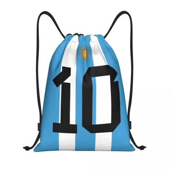 Футбольная команда Аргентины Лионель Месси (13), рюкзак, шутка, рюкзак на шнурке, сумки на шнурке, спортивная сумка, пикники высшего качества