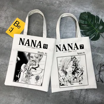 Холщовая сумка Nana Manga Большой емкости BLAST Ren Honjo Сумка Nana Osaki Сумка Через плечо Многоразового использования Nana Komatsu Студенческая Сумка для Книг