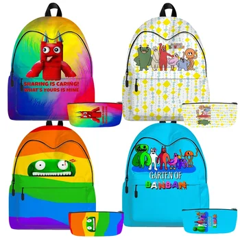 Школьные сумки Garten of Banban для девочек-подростков, мультяшная школьная сумка, детский рюкзак, милый рюкзак для мальчиков и девочек, детский рюкзак на плечо